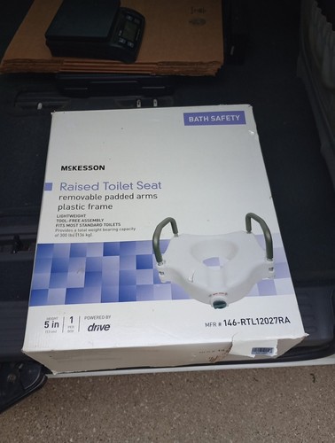 Mckesson white plastic raised - mckesson,